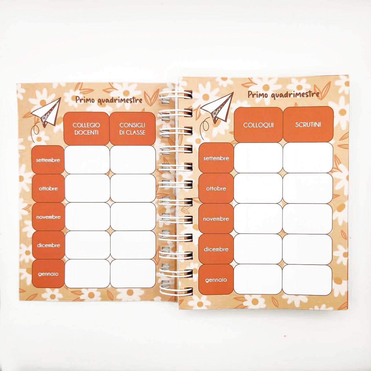 Agenda dell'insegnante personalizzabile