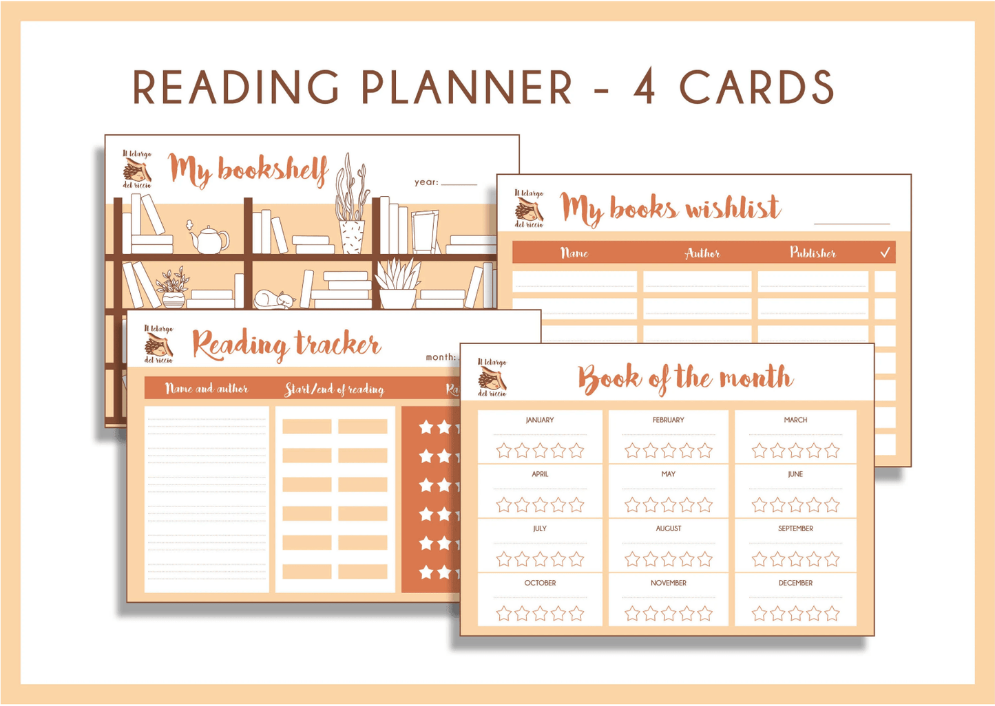 READING PLANNER - book tracker