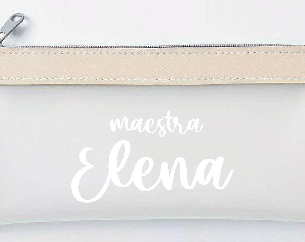 Astuccio personalizzabile per insegnanti, maestre e professori