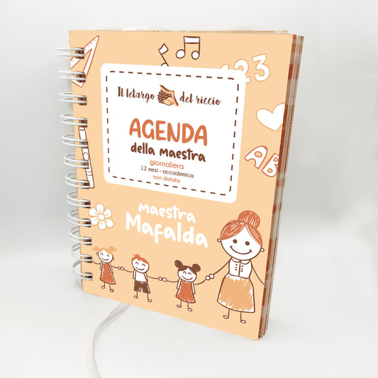 Agenda della maestra personalizzabile