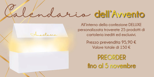 Calendario dell’Avvento – box deluxe personalizzata